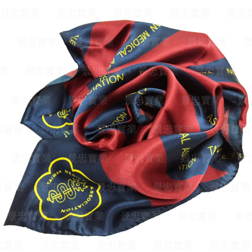 醫師公會絲巾  |產品展示|絲巾|文創客製化絲巾